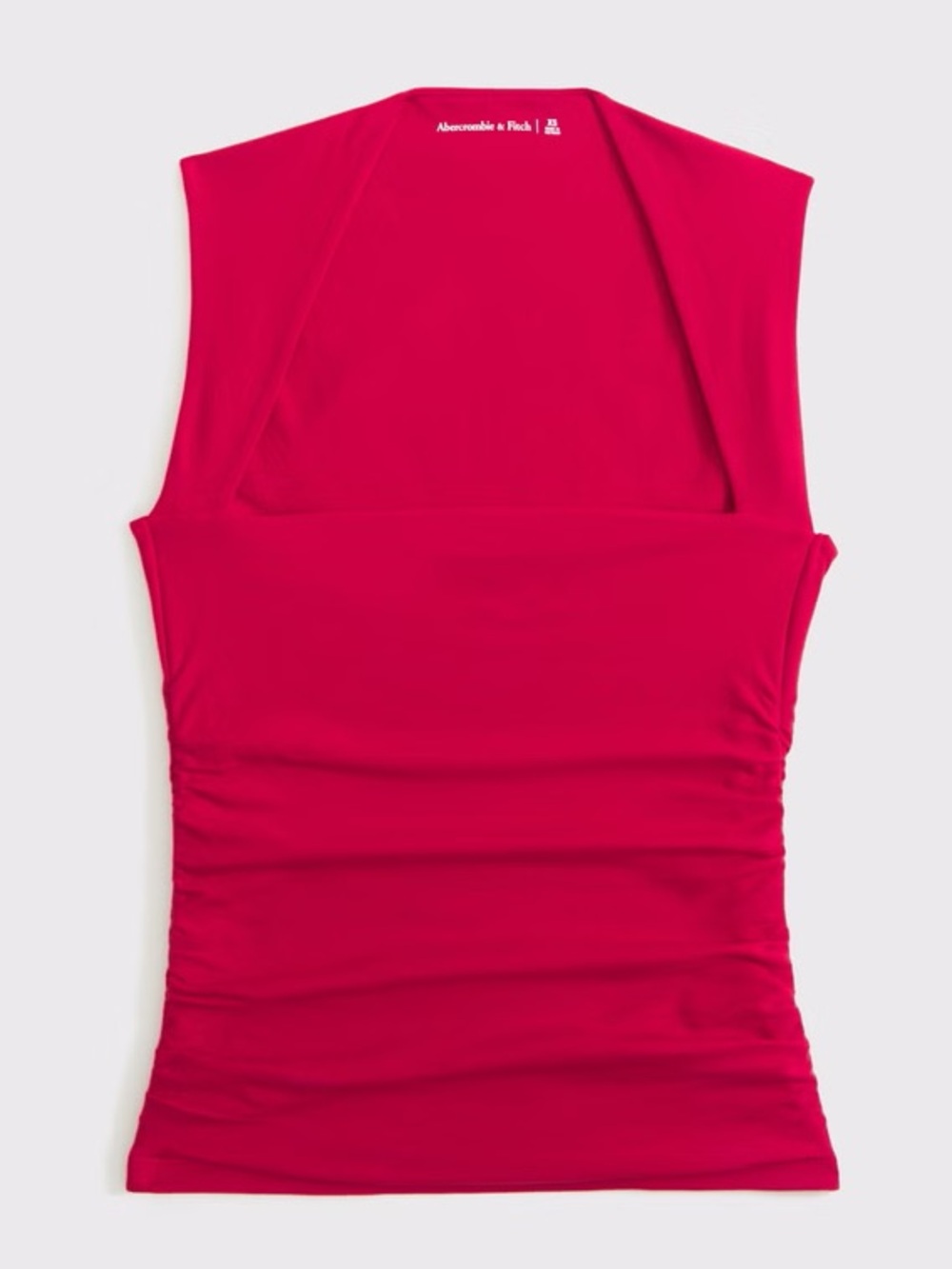 Abercrombie & Fitch Red Sleeveless Women's Ava Top Tank